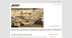 Desktop Screenshot of franklinconstruction.com